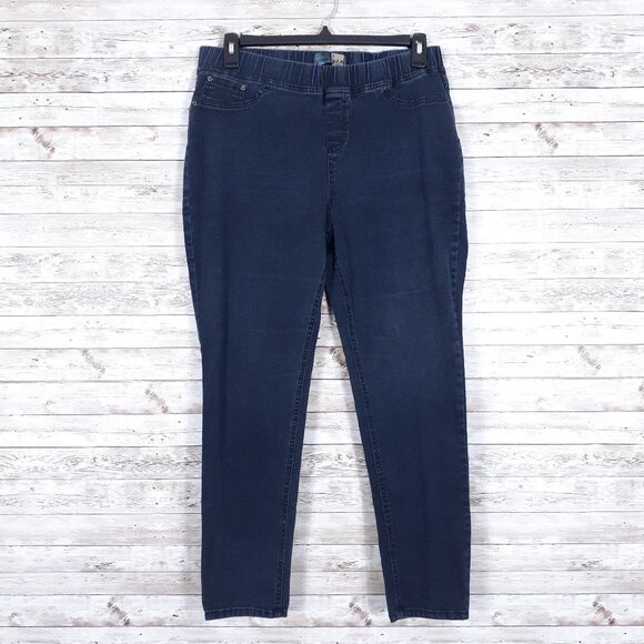 Beau Womens Jeggings 2X Jeans Pull On  Blue 680A - Picture 1 of 4
